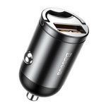 Mini încărcător auto BASEUS Tiny Star USB QC 3.0 30W gri