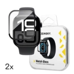 Sticla securizata Wozinsky Full Glue pentru Apple Watch Series 10 46mm (2 buc)