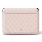 GUESS geantă laptop 13 14 Sleeve 4G Uptown Triunghiul Logo Pink