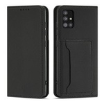 Magnet Card Case husa pentru Xiaomi Redmi Notă 11 Pro card portofel carte de caz carte de titular negru