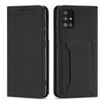 Magnet Card Case husa  pentru Xiaomi Redmi Notă 11 card portofel carte de caz carte de titular negru