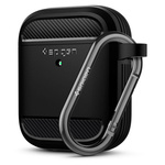 Husa SPIGEN  Rugged Armor Apple Airpods Black Black Case