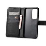 Case husa iCarer Wallet pentru Samsung Galaxy S23 portofel din piele negru portofel caz negru