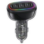 USAMS Charg. sam. 1xUSB-C 3xUSB-A C34 48W 3A+C PD Fast Charge negru/negru CC170CC01 (US-CC170)