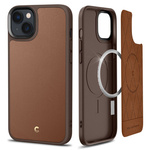 Husa Spigen iPhone Mag MagSafe 14 Plus Cyrill Kajuk Șaua maro Cyrill Kajuk Saddle Brown