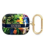 Husa GUESS Apple AirPods Pro Cover Flower Strap Collection Albastru Case
