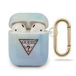 GUESS Apple AirPods Cover Tie & Dye Collection GUACA2TPUMCGC02 Blue Case