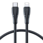 cablu Joyroom USB C - Lightning 20W Surpass Series pentru încărcare rapidă și transfer de date 0,25 m negru (S-CL020A11)