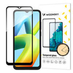 folie sticla ecran Wozinsky Full Glue Tempered Glass pentru Xiaomi Redmi A2 / Redmi A1 9H pentru întreg cu ramă neagră