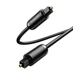Cablu optic Ugreen Cablu audio 2 m fibră optică digitală Toslink SPDIF gri (70892)