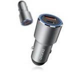 Dudao incarcator auto USB / USB tip C Power Delivery Quick Charge 22,5 W gri (R4PQ)