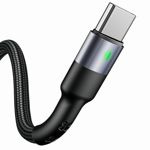 Cablu Împletitură împletită USAMS USB-C 3A Fast Charging 1m negru