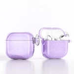 Husă cu sclipici pentru AirPods 4 - violet