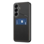 Husa Dux Ducis Rafi II pentru Samsung Galaxy S25+ cu suport si portofel - neagra