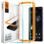 Folie sticla Spigen Alm Glas.tr 2-pack Google Pixel 7A Clear