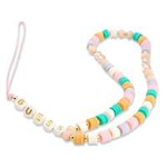 GUESS Telefon curea Heishi margele roz