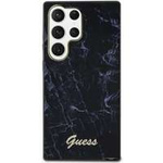 Husacase Guess Guhcs23lpcumak S23 Ultra S918 negru/negru Hard Marble Case