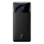 Baseus cablu Bipow powerbank cu încărcare rapidă 10000mAh 20W negru (Overseas Edition) + USB-A - Micro USB 0.25m negru (PPBD050301)