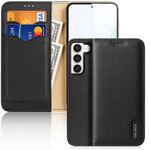 husa Dux Ducis Hivo Samsung Galaxy S23+ flip acoperire portofel stand RFID blocare negru