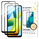 folie sticla ecran Wozinsky Full Glue Tempered Glass 2x pentru Xiaomi Redmi A2 / Redmi A1 9H pentru întreg cu cadru negru