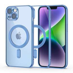 Husa Tech-protect Magshine MagSafe iPhone 14 Sky Blue Case