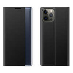 Somn ușor Case cover husa cu Smart Cover iPhone 13 Pro Max negru