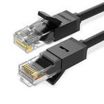 Ugreen flat cablu LAN Ethernet Cat. 6 15m negru (NW102)