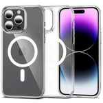 Husa Tech-protect Flexair Hybrid MagSafe iPhone 15 Pro Clear Case