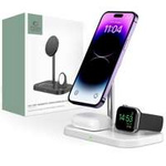Mag MagSafe TECH-PROTECT QI15W QI15W A22 3IN1 NETIC WIRELESS CHARGER ALB