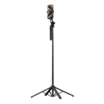 Stick pentru selfie WH181-Y1S Trepied telescopic 1,75 m aliaj de aluminiu cu suport pentru telefon - negru