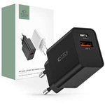 TECH-PROTECT NC30W ÎNCĂRCĂTOR DE REȚEA CU 2 PORTURI PD30W/QC3.0 NEGRU