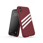 Husa iPhone Adidas OR mucegai PU Suede X/XS burgundy / collegiate burgundy 33282
