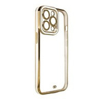 Case husa Moda pentru Samsung Galaxy A12 5G Galaxy A12 5G capacul de gel cu rama de aur alb