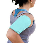 Elastic tesatura bratara tesatura pentru alergare fitness XL albastru