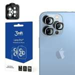3mk Protecție obiectiv Pro iPhone 13 Pro /13 Pro Max Protecție pentru obiectivul camerei foto cu ramă de montare 1 buc.