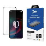 3mk HardGlass iPhone Max 14 6.1" negru/negru, sticlă fullScreen