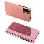 Clear View Case caz husa cu capac flip Xiaomi Redmi Note 11 Pro+ 5G (China) / 11 Pro 5G (China) / Mi11i HyperCharge / Poco X4 NFC 5G roz
