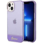 Husa Apple iPhone GUESS 14 Plus translucid violet tarecase