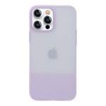 Kingxbar Plain Series case for iPhone 13 silicone cover purple