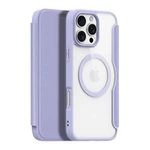 Husa Dux Ducis Skin X Pro pentru iPhone 16 Pro cu MagSafe si clapa - violet