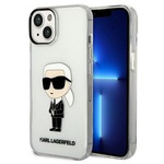 Husa Apple iPhone KARL LAGERFELD 14 Plus IML NFT NFT Ikonik Clear Hardcase