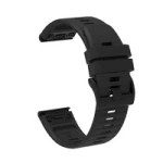 Curea din silicon pentru Garmin Fenix 3/5X/6X/7X Pro - neagra