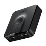Comutator UGREEN 2in1 HDMI 2.0 20cm (negru)