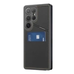 Husa Dux Ducis Rafi II pentru Samsung Galaxy S25 Ultra cu suport si portofel - neagra