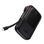 Powerbank 10000mAh 20W Baseus Qpow Pro Overseas Edition + cablu USB C 3A - negru