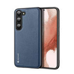 husa Dux Ducis Fino Samsung Galaxy S23+ capac cu ramă de silicon albastru