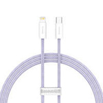 Baseus cablu Seria Dynamic 2 pentru încărcare rapidă USB-C - Lightning 20W 480Mbps 1m violet