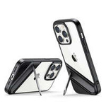 Case husa iPhone Ugreen LP635 Kickstand Protecție rigidă cu cadru din gel și suport încorporat pentru 14 Pro negru (90926)