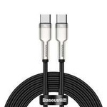 Baseus Cafule Series Metal Data USB Type C - USB Typ C Cable Power Delivery 100 W (20 V / 5 A) 2 m black (CATJK-D01)