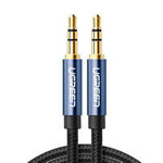 cablu Ugreen audio AUX cu mufă dreaptă minijack 3,5 mm 2m albastru (AV112)